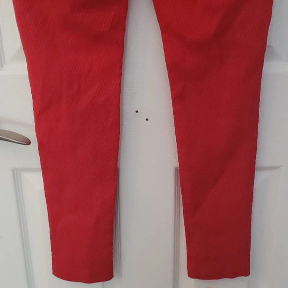 Mercer & Madison Red Textured Leggings - Picture 12 of 14